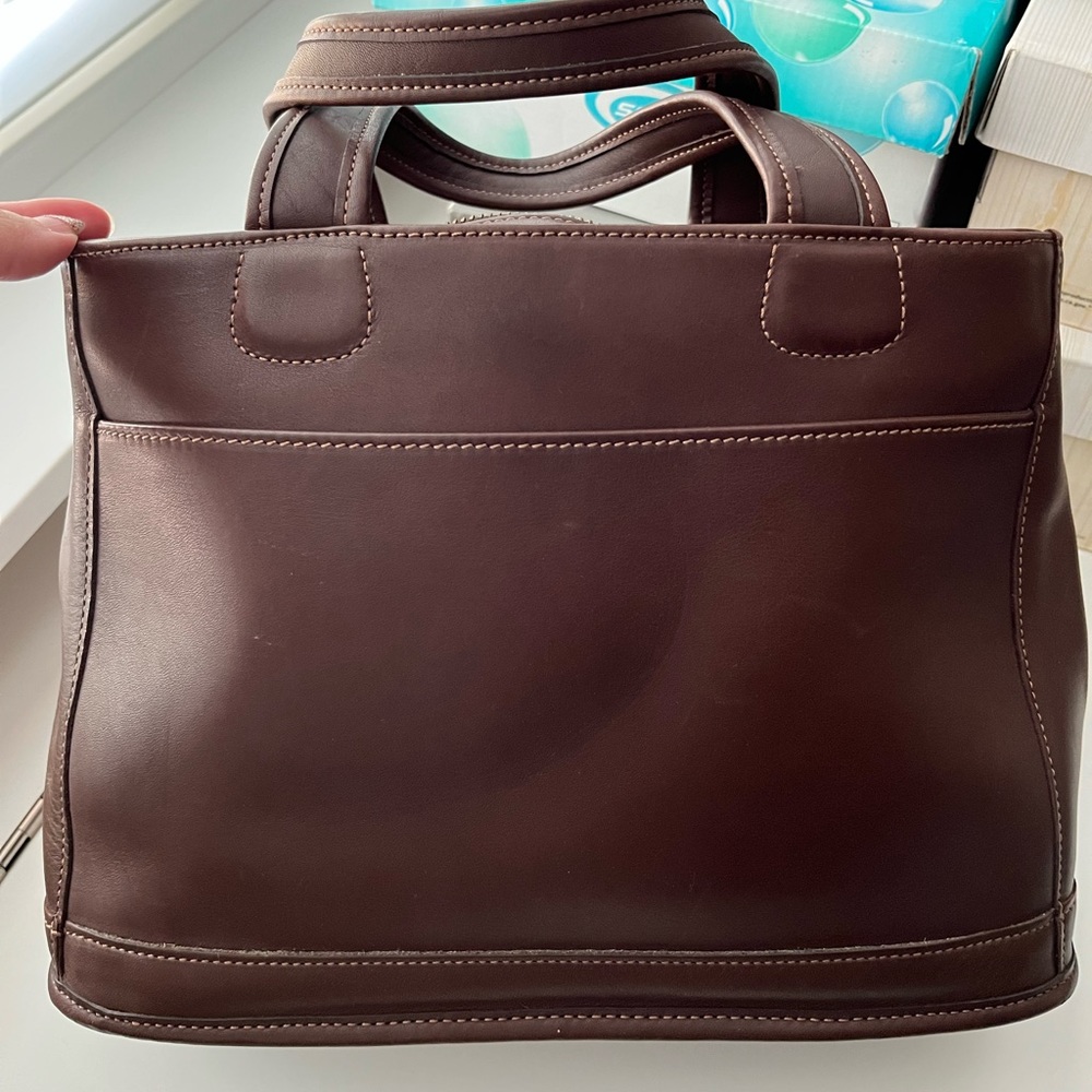 Brown coach bag
